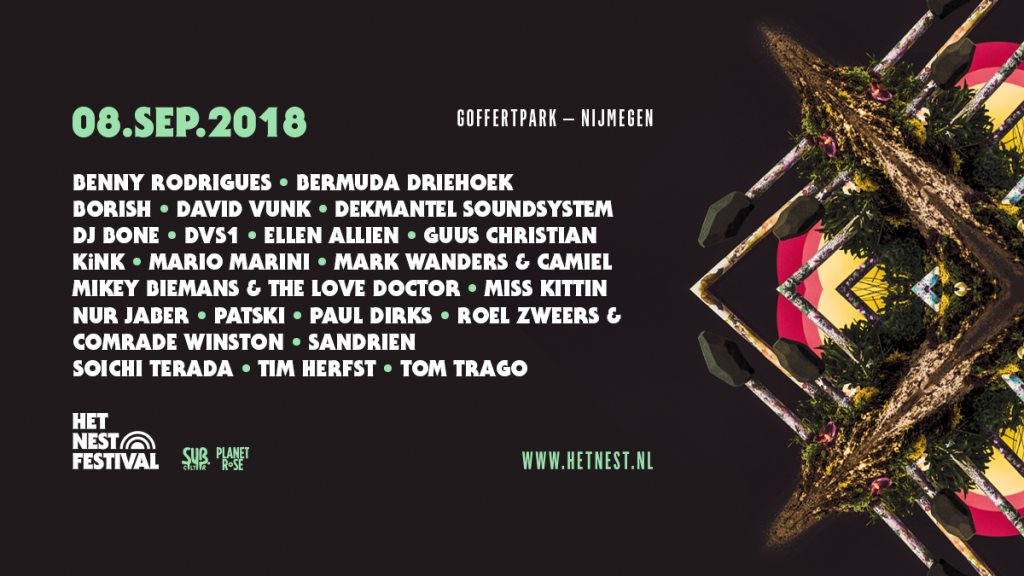 Het Nest Festival - Nijmegen - Flyer front