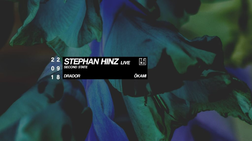 Stephan Hinz Live / Drador / Okami - Flyer front