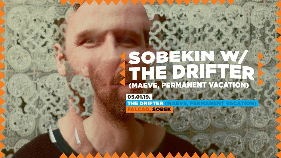 Sobekin with The Drifter - Flyer front