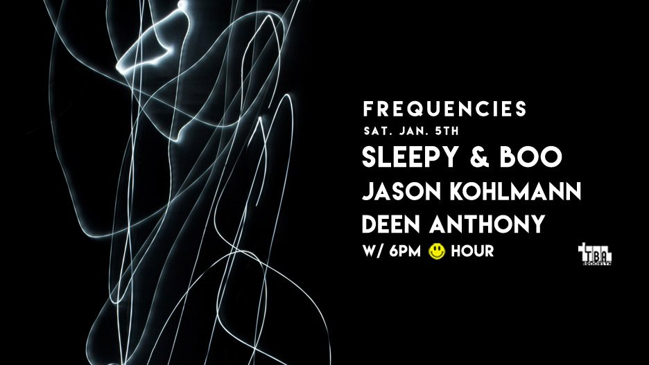 Frequencies with Sleepy & Boo, Jason Kohlman - Flyer front