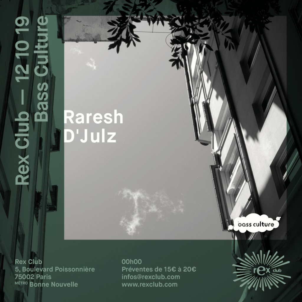 Bass Culture: Raresh & D'Julz - Flyer front