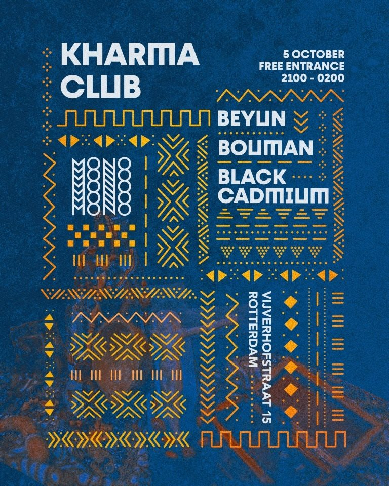 Kharma Club with Beyun (USA) - Flyer front