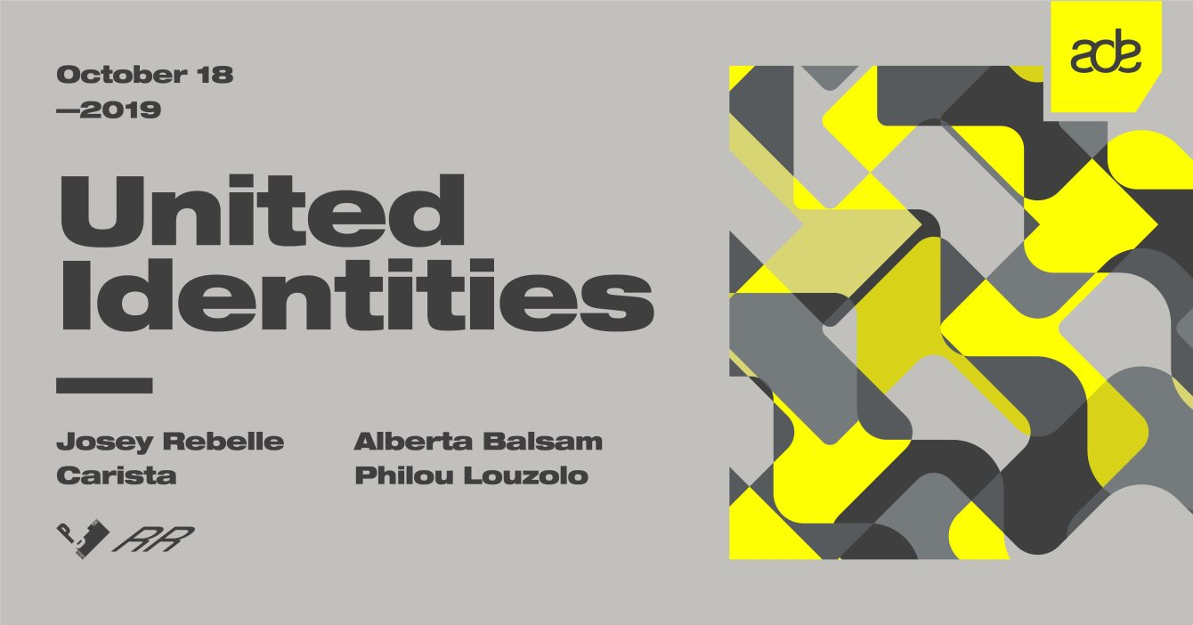 [SOLD OUT] United Identities: Josey Rebelle, Philou Louzolo, Alberta Balsam & Carista - Flyer front