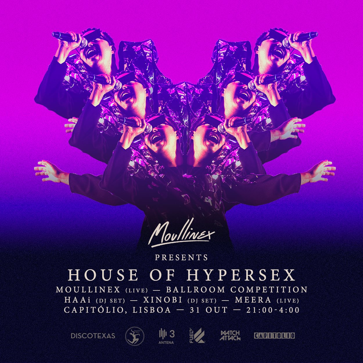 House of Hypersex - Flyer front