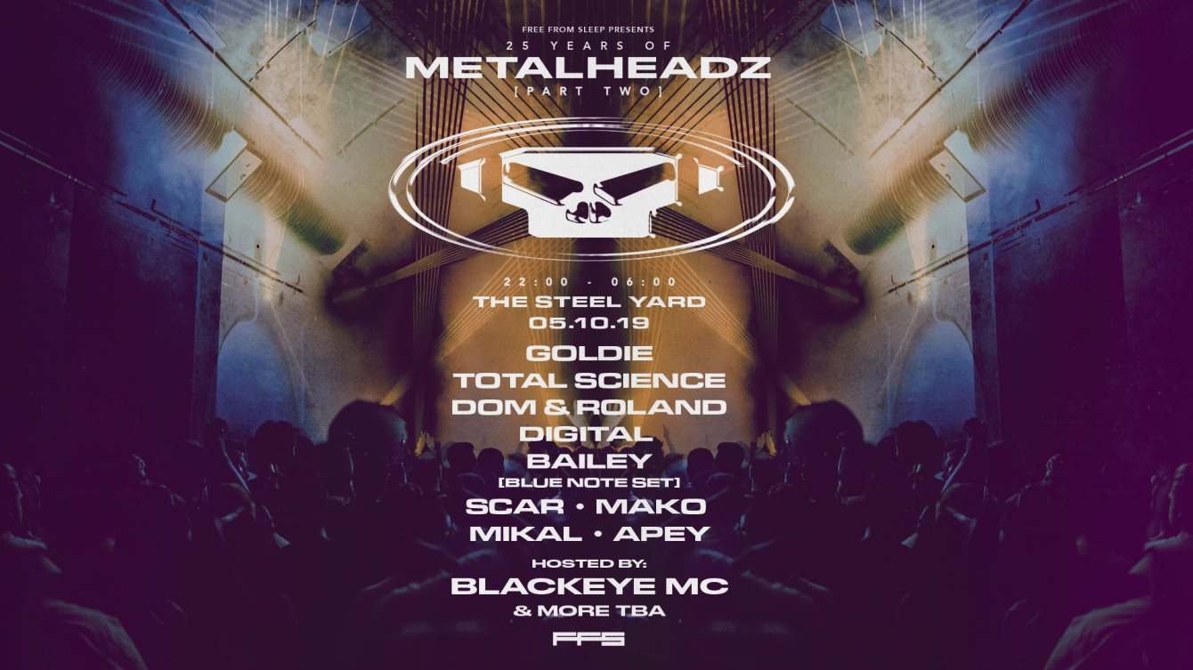 25 Years of Metalheadz Part 2 - Flyer front