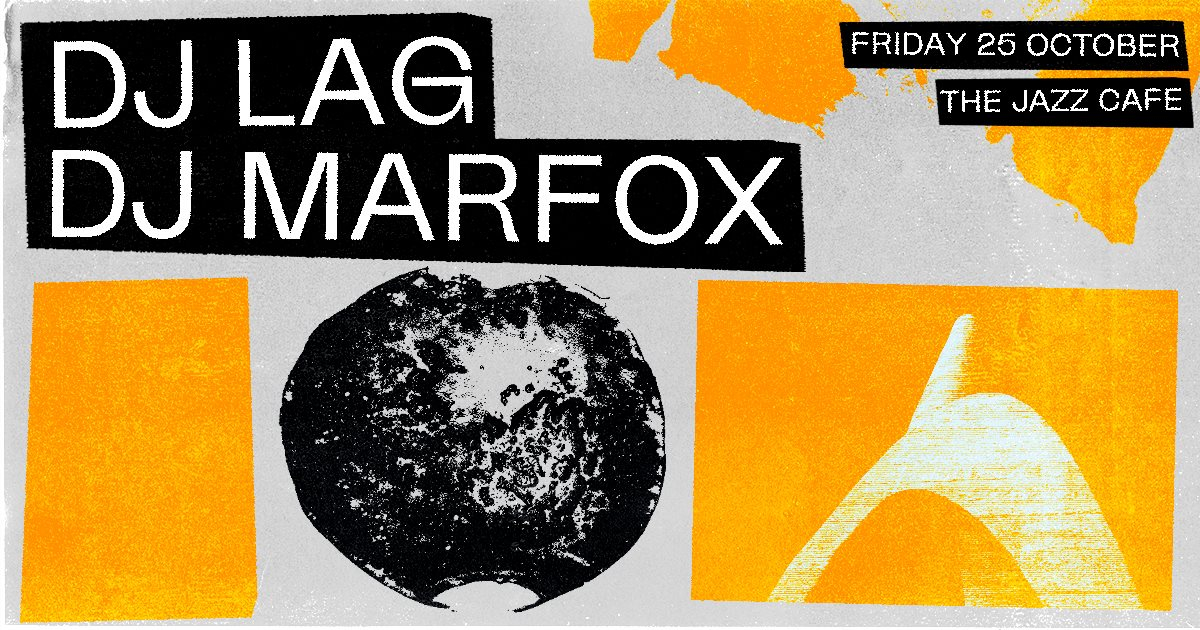 DJ Lag + DJ Marfox - Flyer front