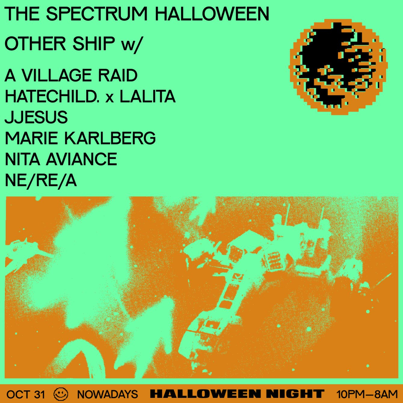The Spectrum Halloween: The Other Ship - Flyer back