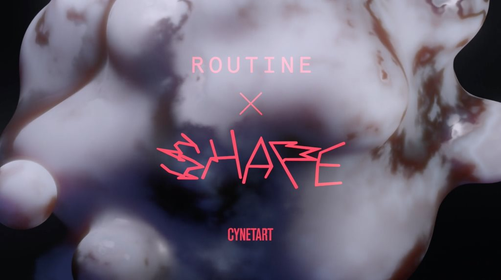 Routine×shape - Flyer front