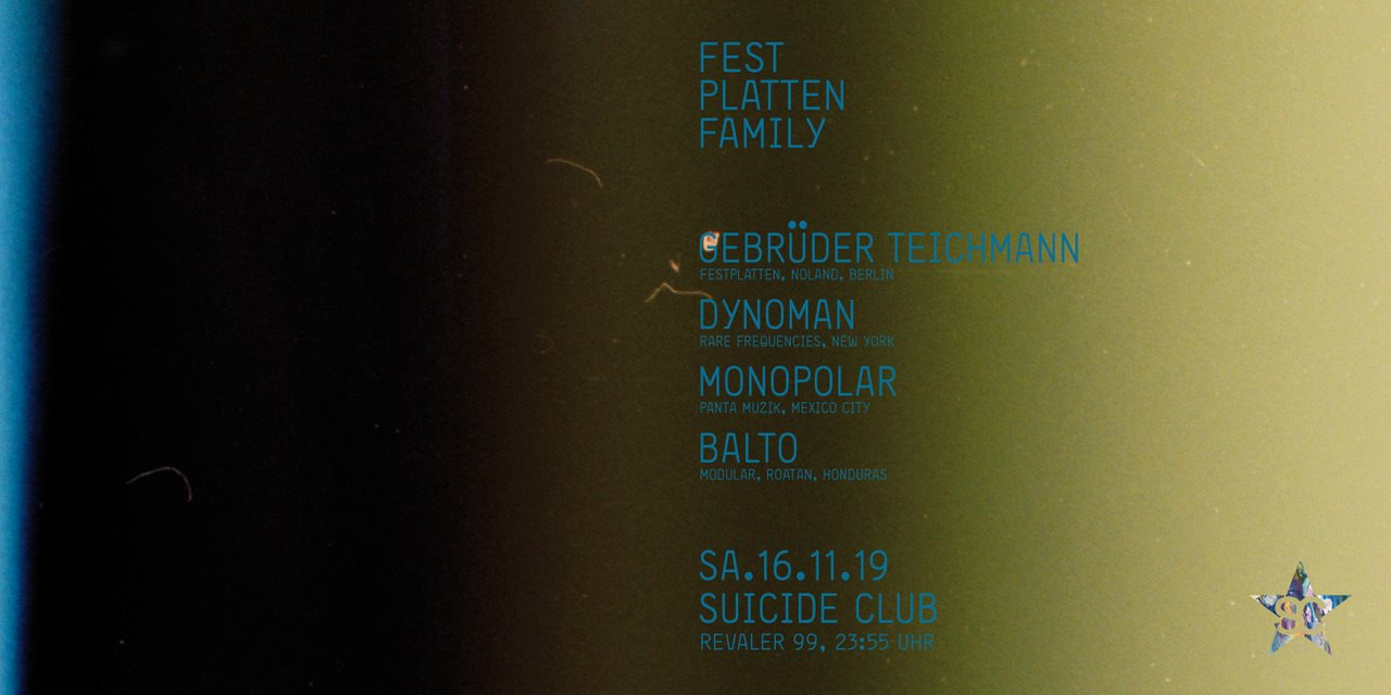Festplatten Family with Gebrüder Teichmann, Balto, Dynoman, Monopolar - Flyer front