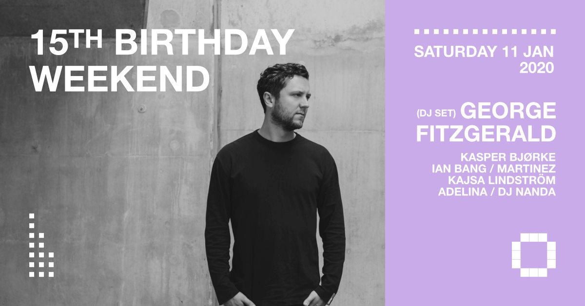 Culture Box 15th Birthday Weekend – Saturday - Flyer front