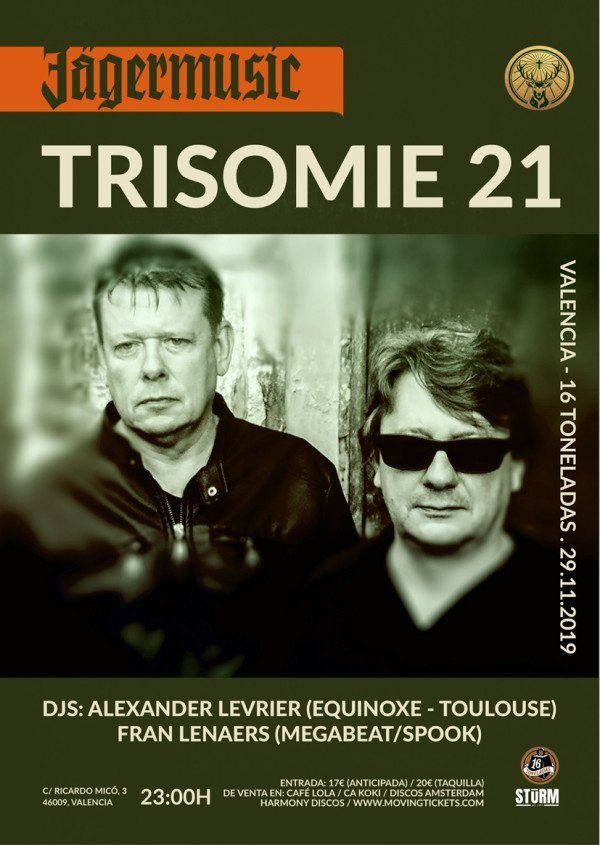 Trisomie 21 'Elegance Never Dies Tour' - Flyer front