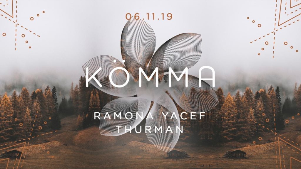 Kömma Paris + Ramona Yacef + Thurman - Flyer front