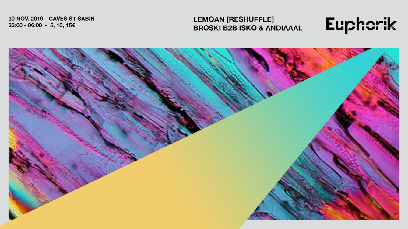 Euphorik Residents with Lemoan [Reshuffle Music] - Flyer front