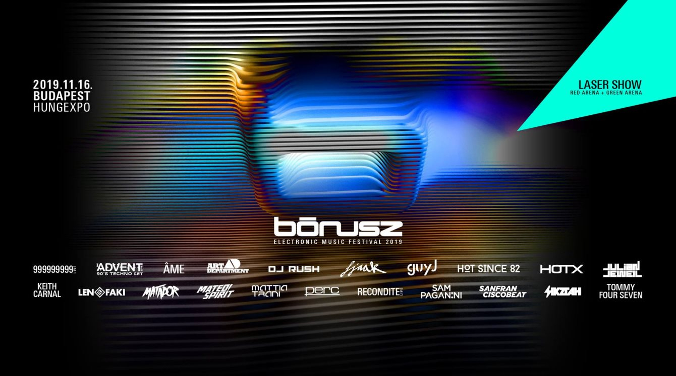 Bónusz Electronic Music Festival 2019 - Flyer front