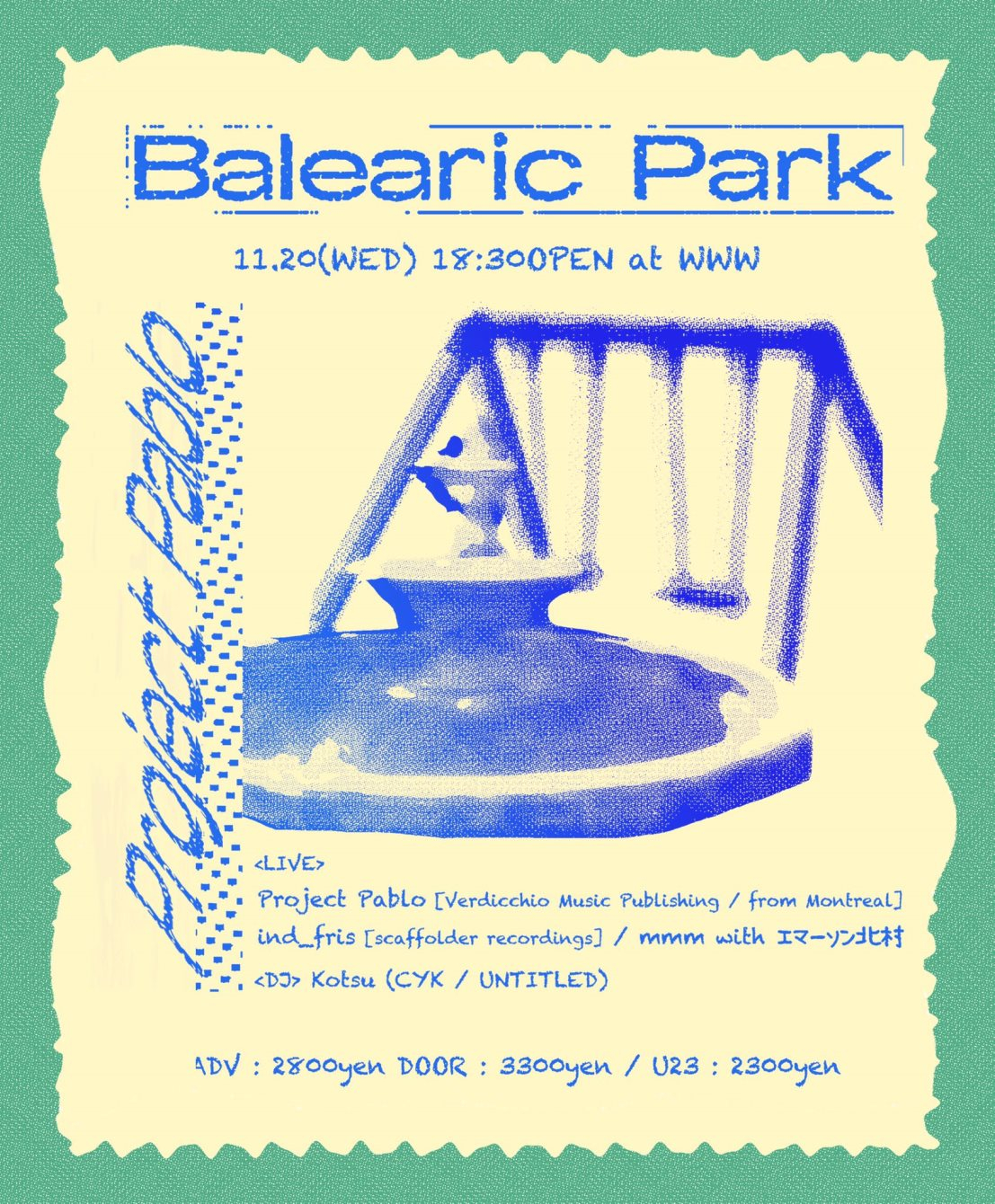 Balearic Park - Project Pablo - - Flyer front