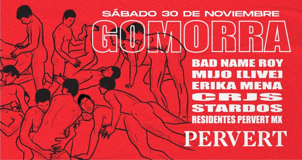 Pervert Mx: Gomorra - Flyer front
