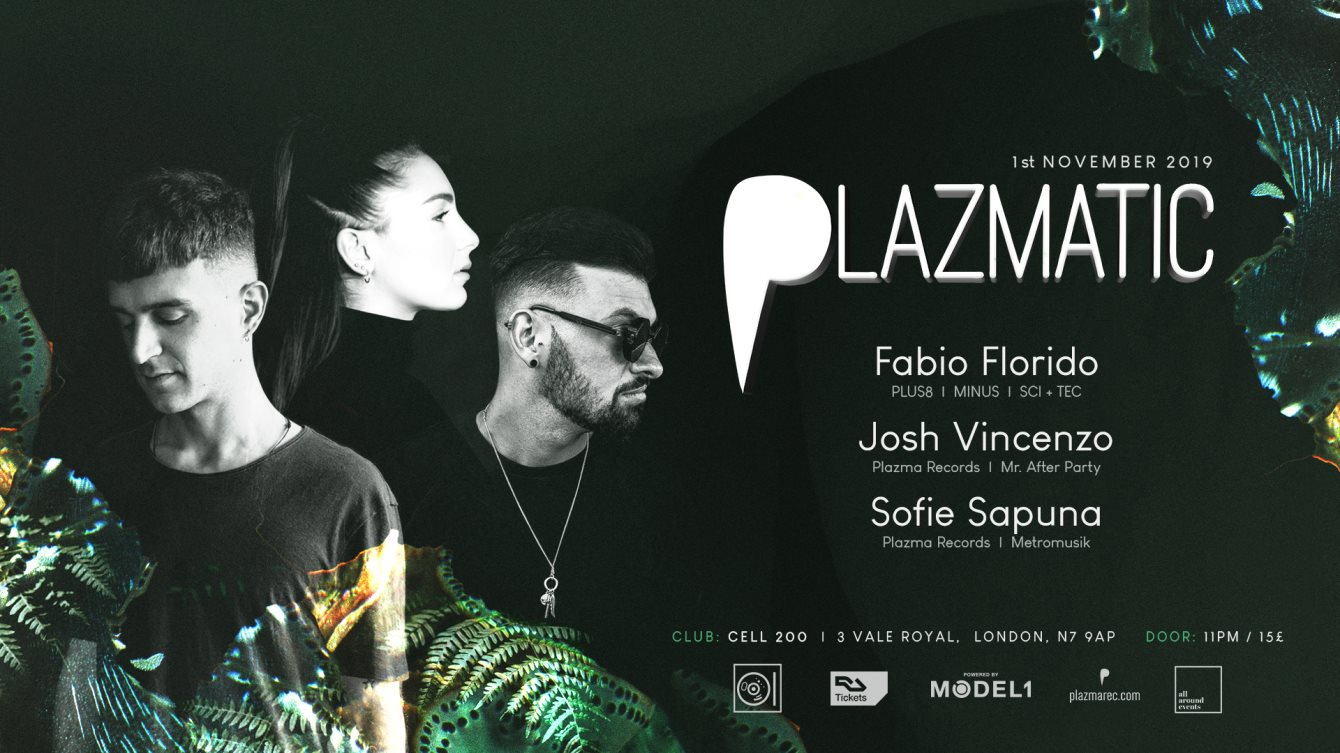 Plazmatic: Fabio Florido [Minus] - Flyer front