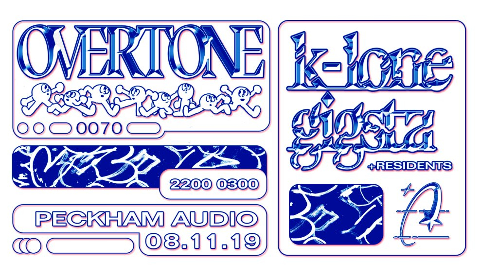 Overtone 007 with K-Lone, Gigsta & Residents - Flyer front