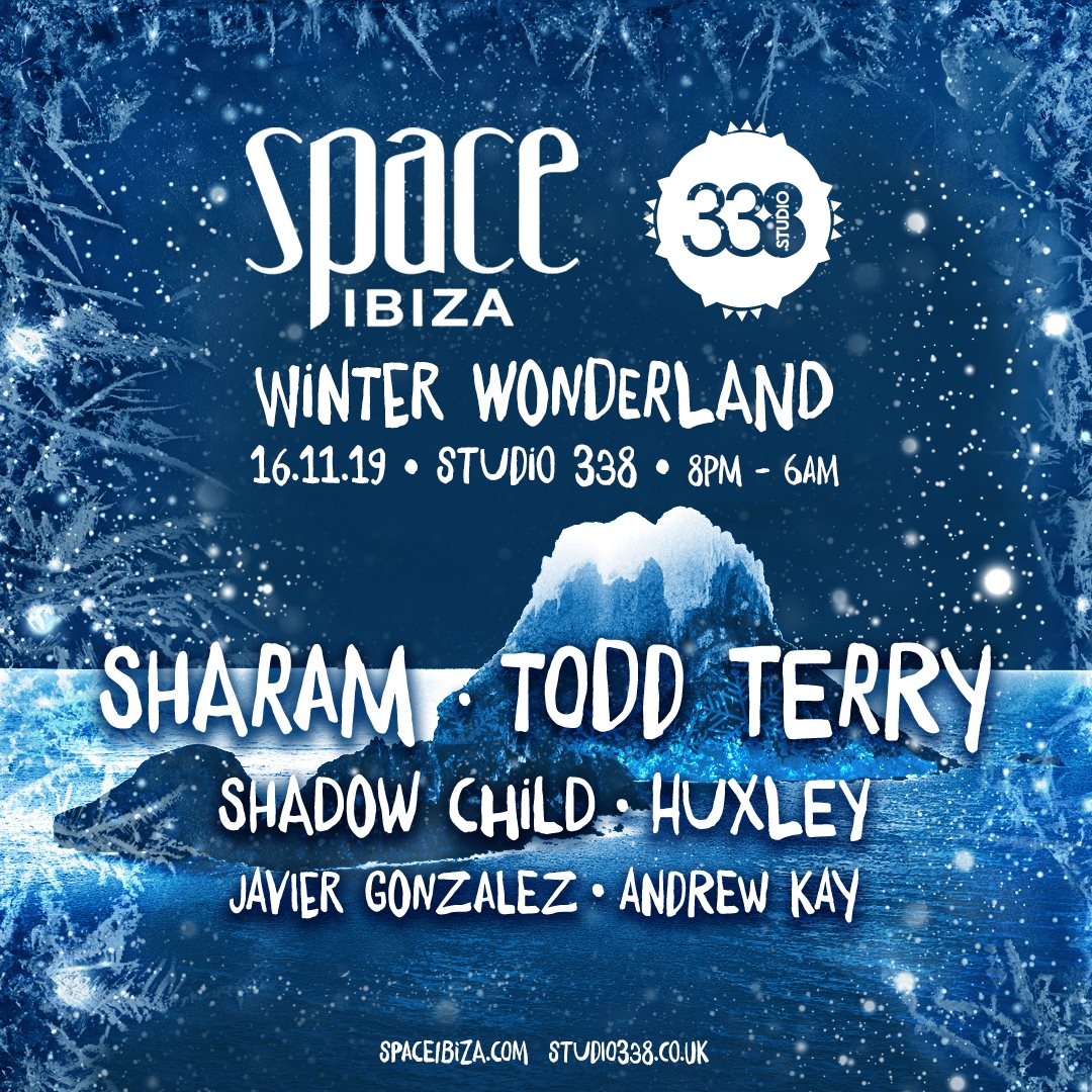Space Ibiza: Winter Wonderland - Flyer front