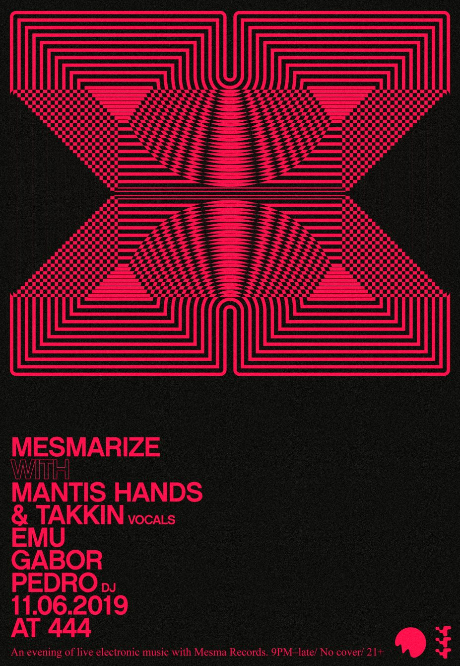 Mesmarize 01 - Flyer front