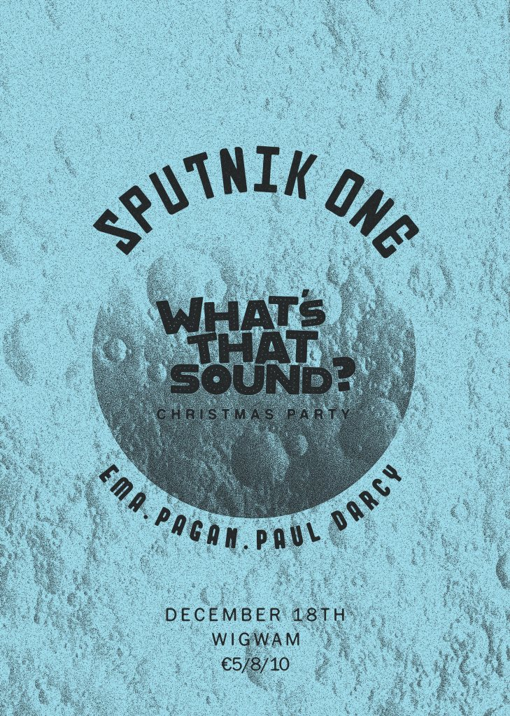 WTS Xmas Party with Sputnik One, Ema, Pagan, Paul Darcy - Flyer front