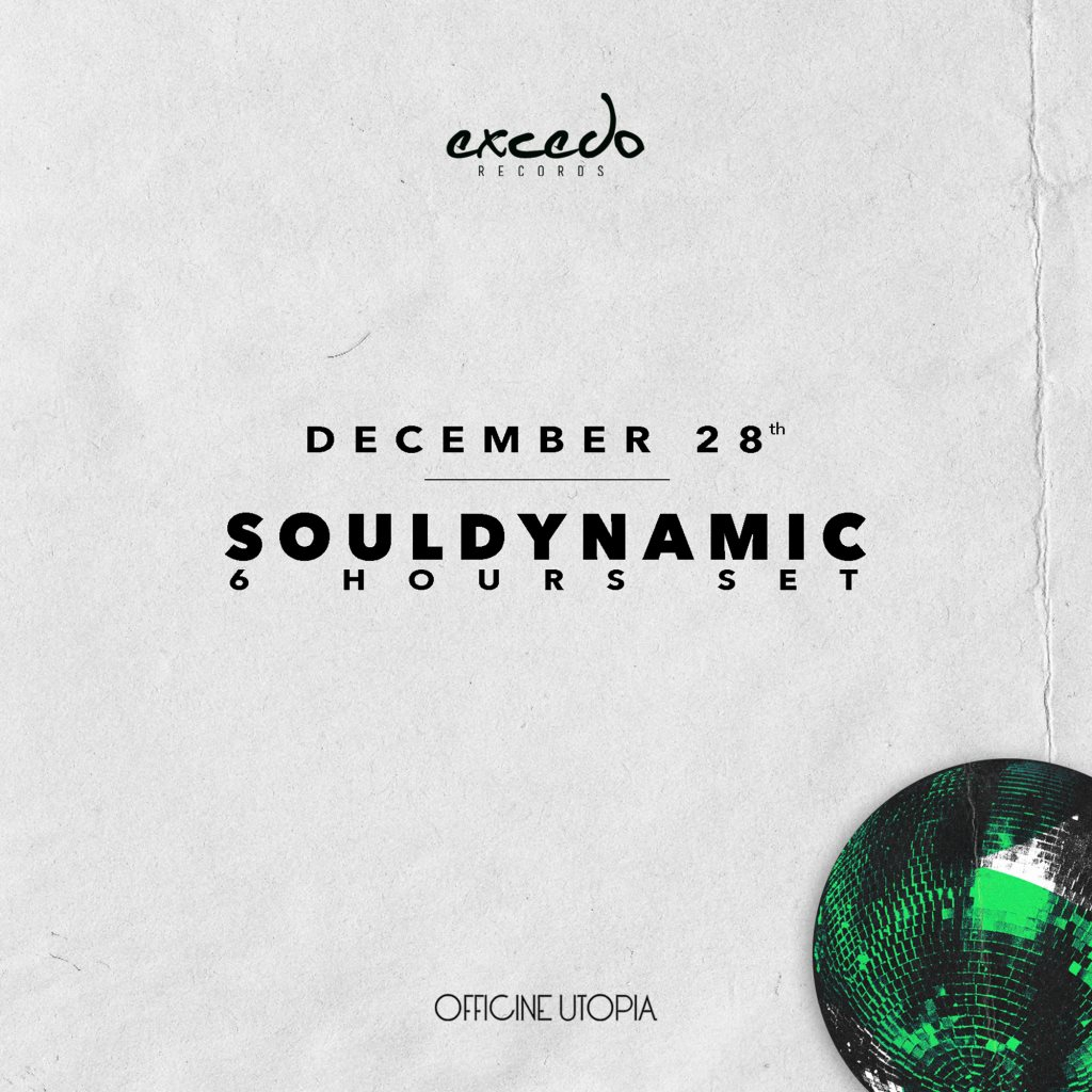Excedo Records 3rd Anniversary: Souldynamic (6 Hours Set) - Flyer back