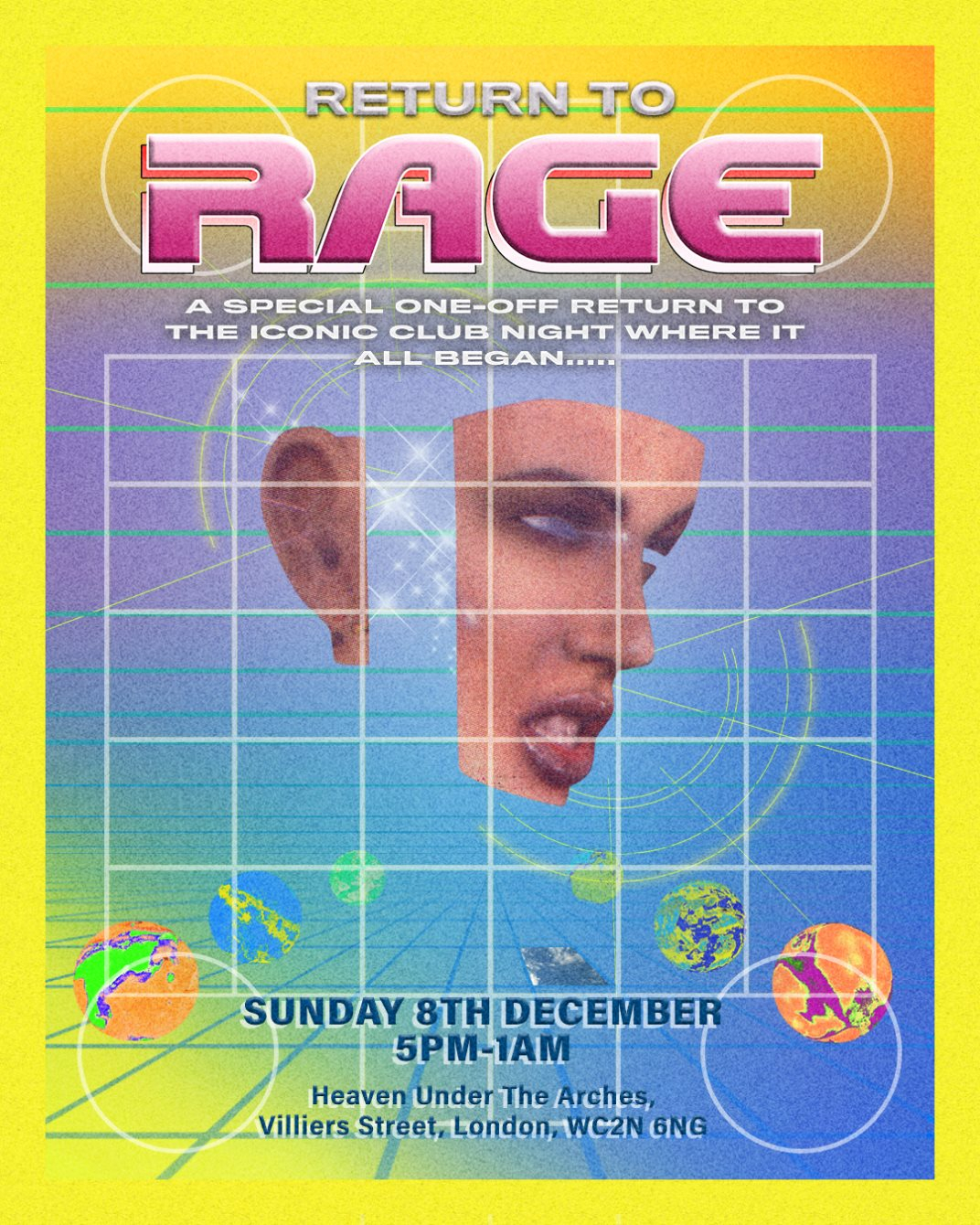 Return to Rage - Flyer front