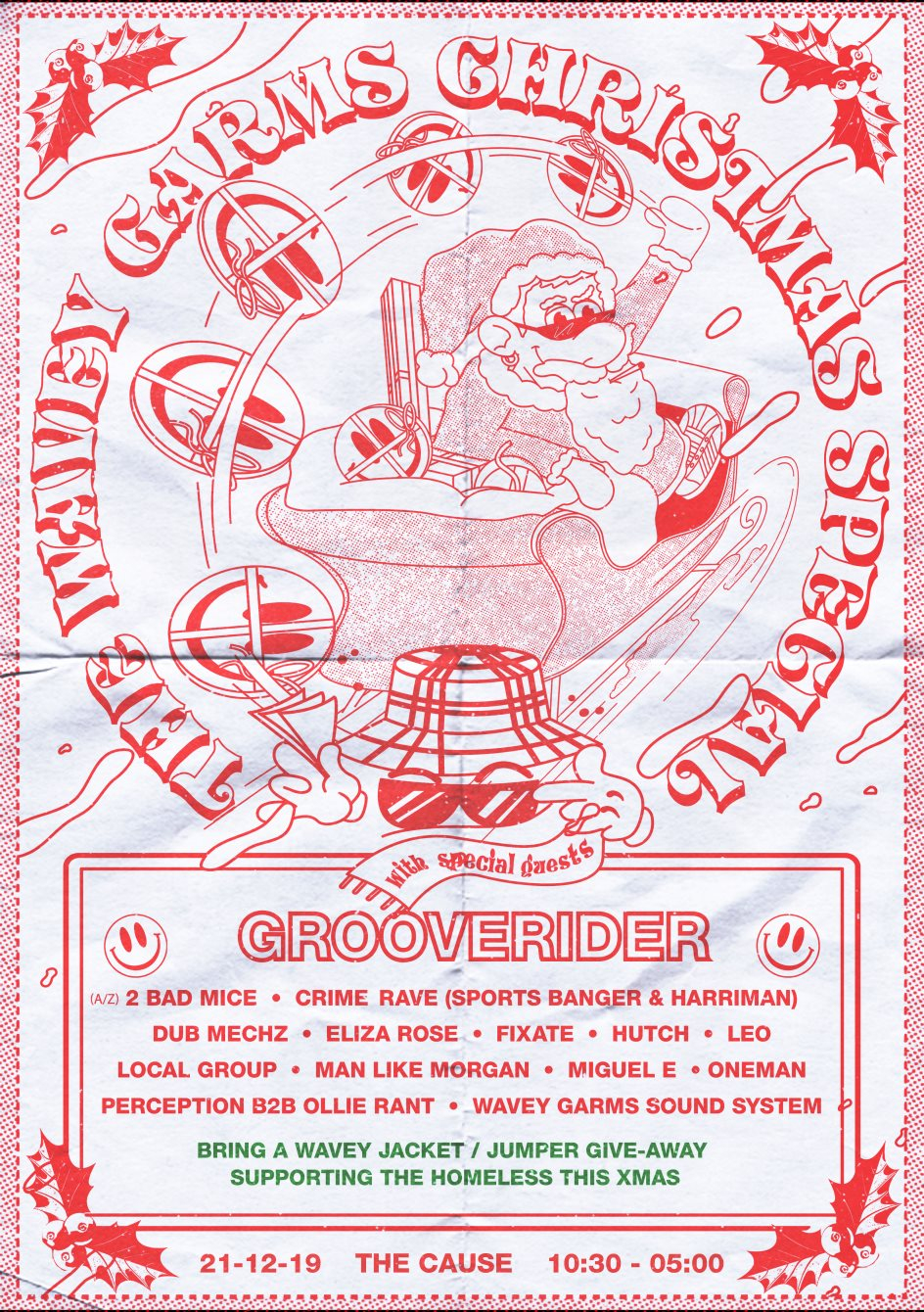 Grooverider, Sports Banger, 2 Bad Mice, Oneman, Fixate & More - Flyer front