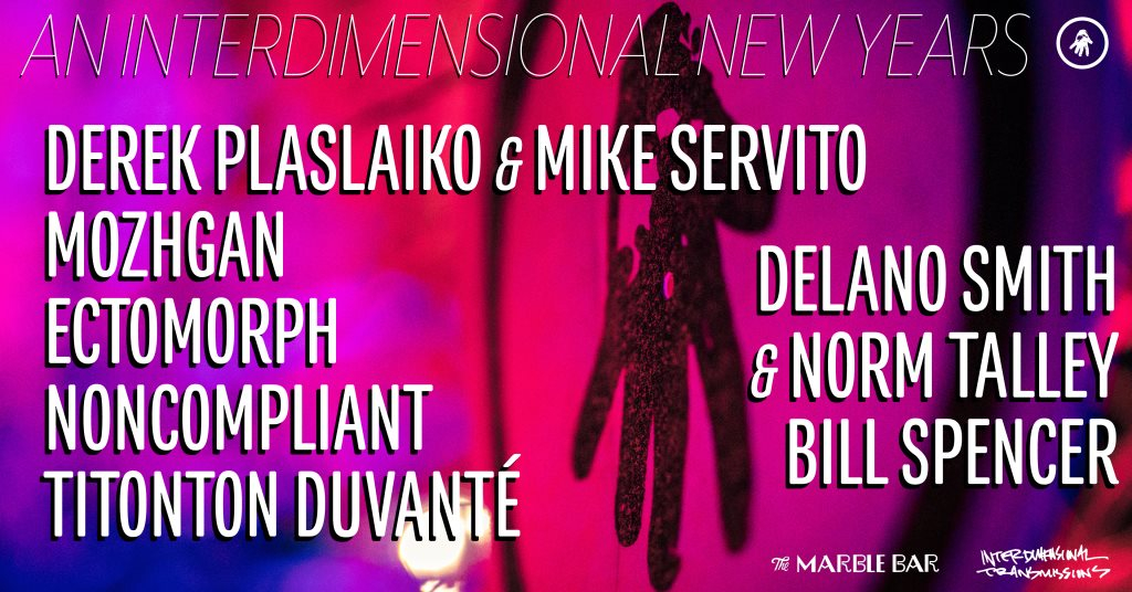 Marble Bar & I.T. present: An Interdimensional New Years - Flyer front