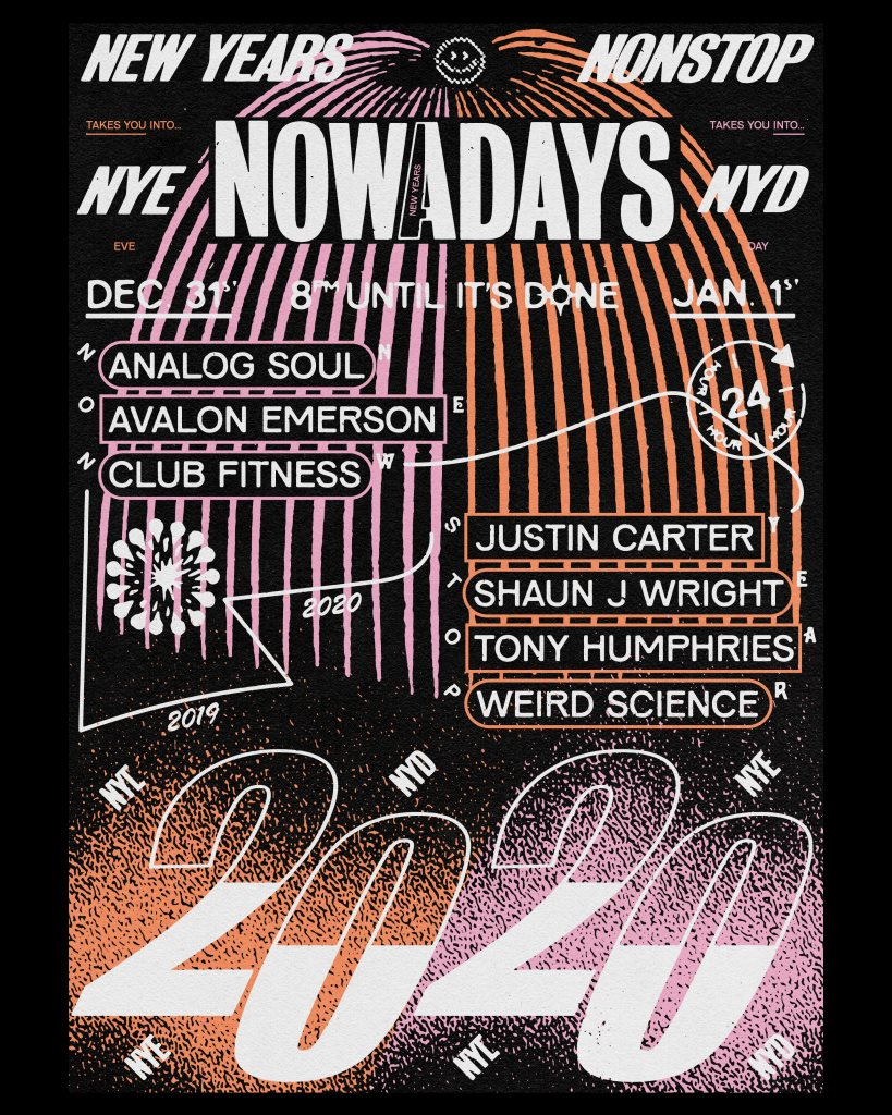 Nowadays Nonstop: New Years - Flyer back