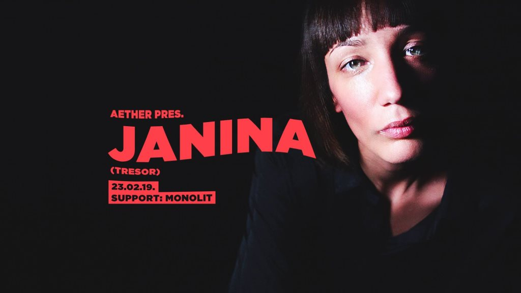 Aether Pres. Janina (Tresor) - Flyer front