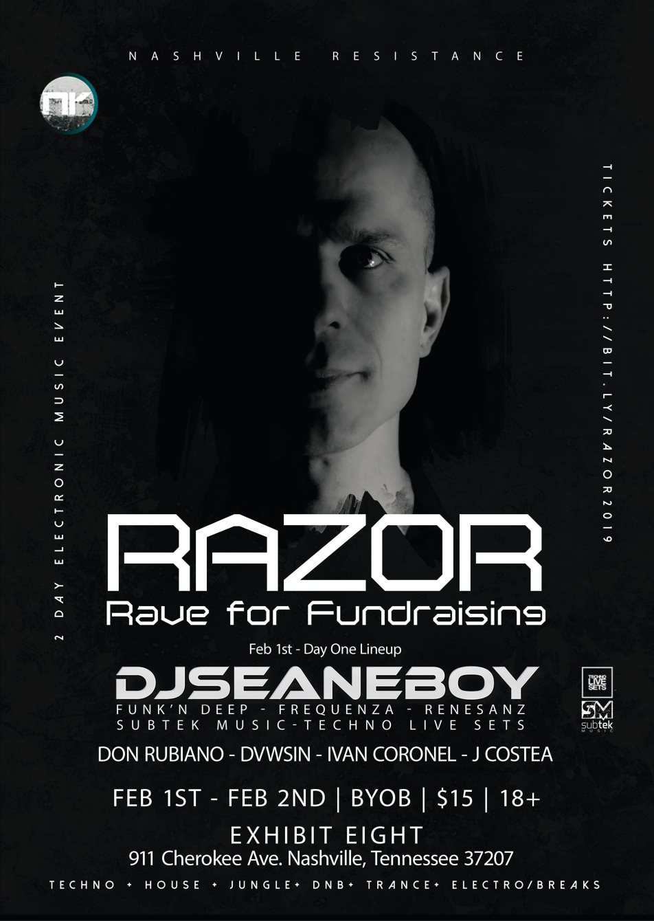 Razor Rave For Fundraising And Dj Seizure S Birthday Bash At Make Nashville Tennessee
