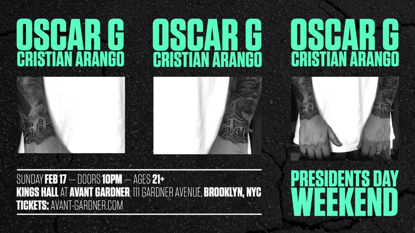 Oscar G - Presidents Day Weekend - Flyer front