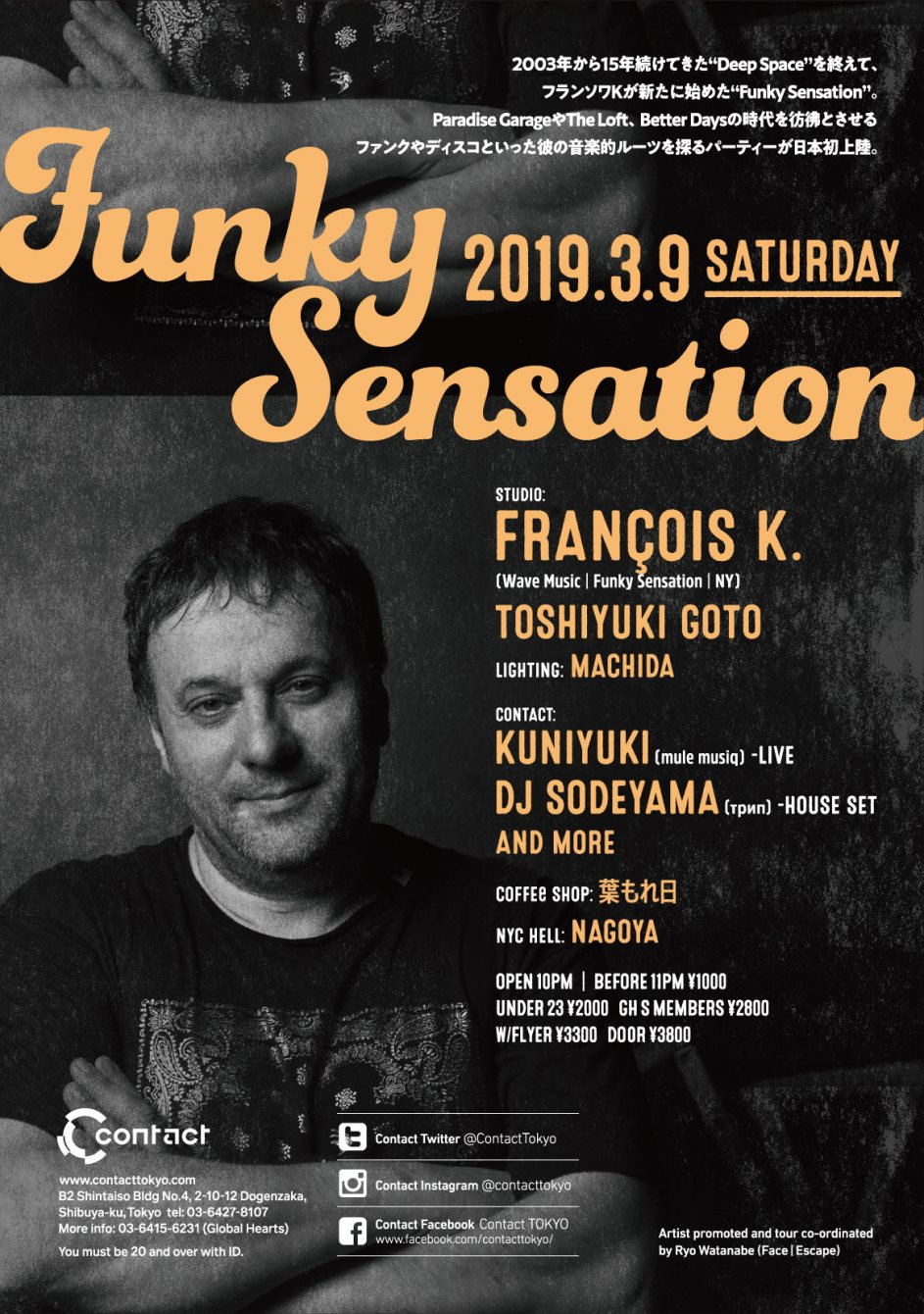 Funky Sensation - Flyer back