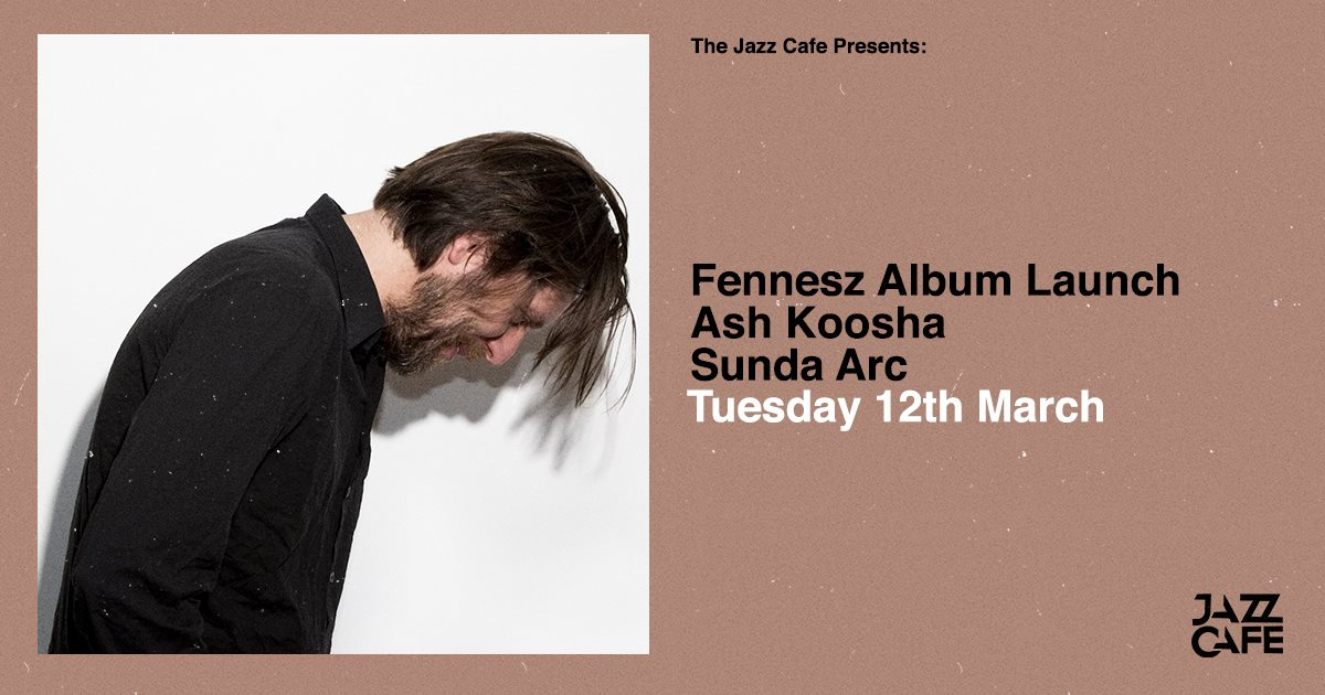 Fennesz Album Launch + Ash Koosha + Sunda Arc - Flyer front