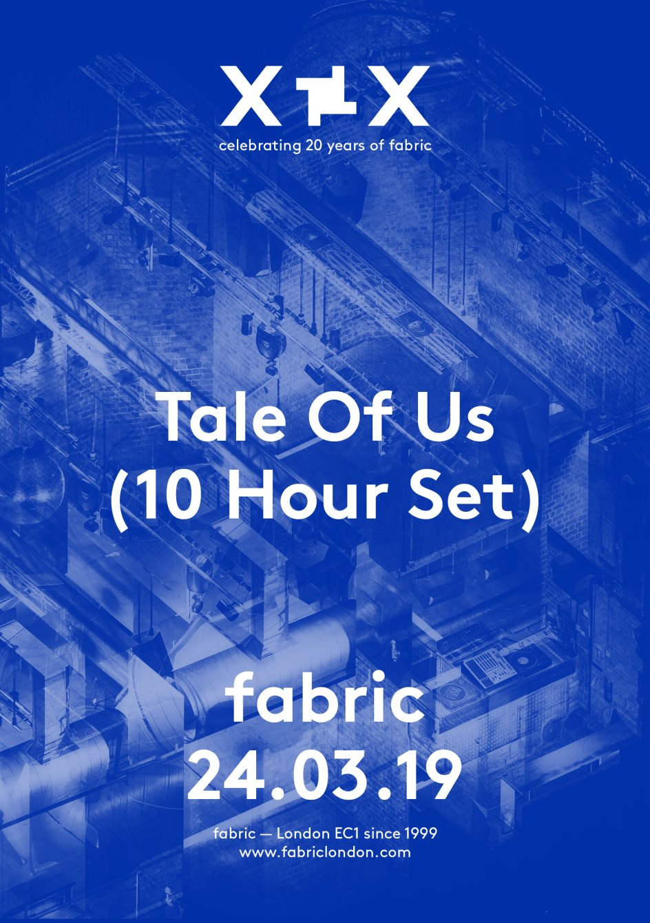 fabric XX: Tale Of Us (10 Hour Set) - Flyer back