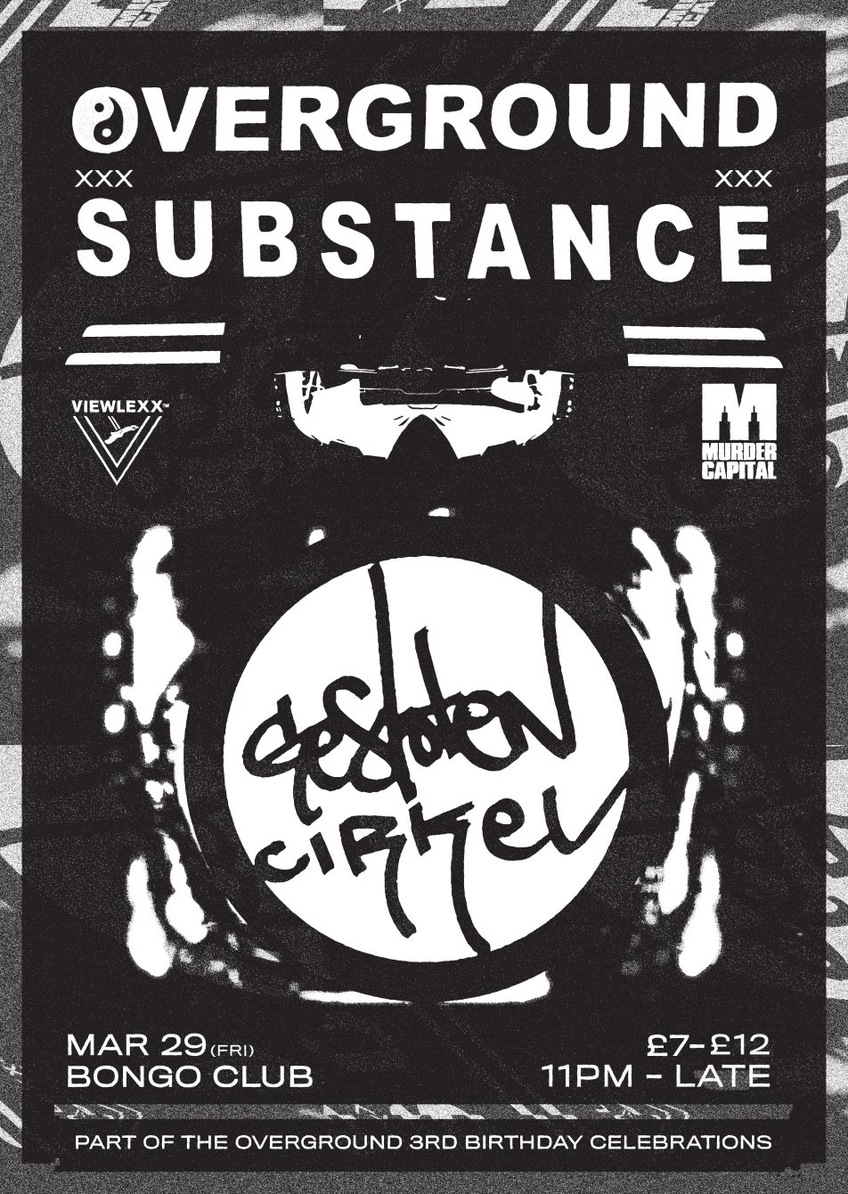 ᴏᴠᴇʀɢʀᴏᴜɴᴅ x Substance - Gesloten Cirkel (Live) - Flyer front