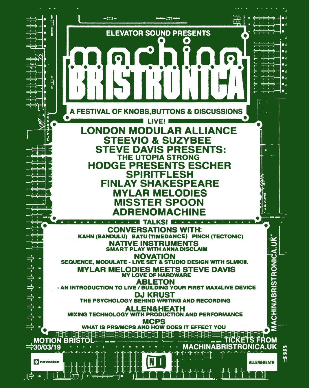 Machina Bristronica - Flyer back