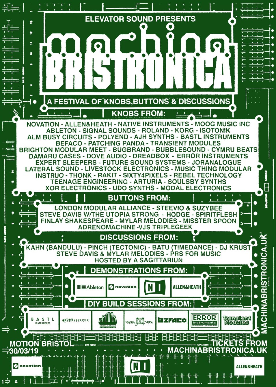 Machina Bristronica - Flyer front