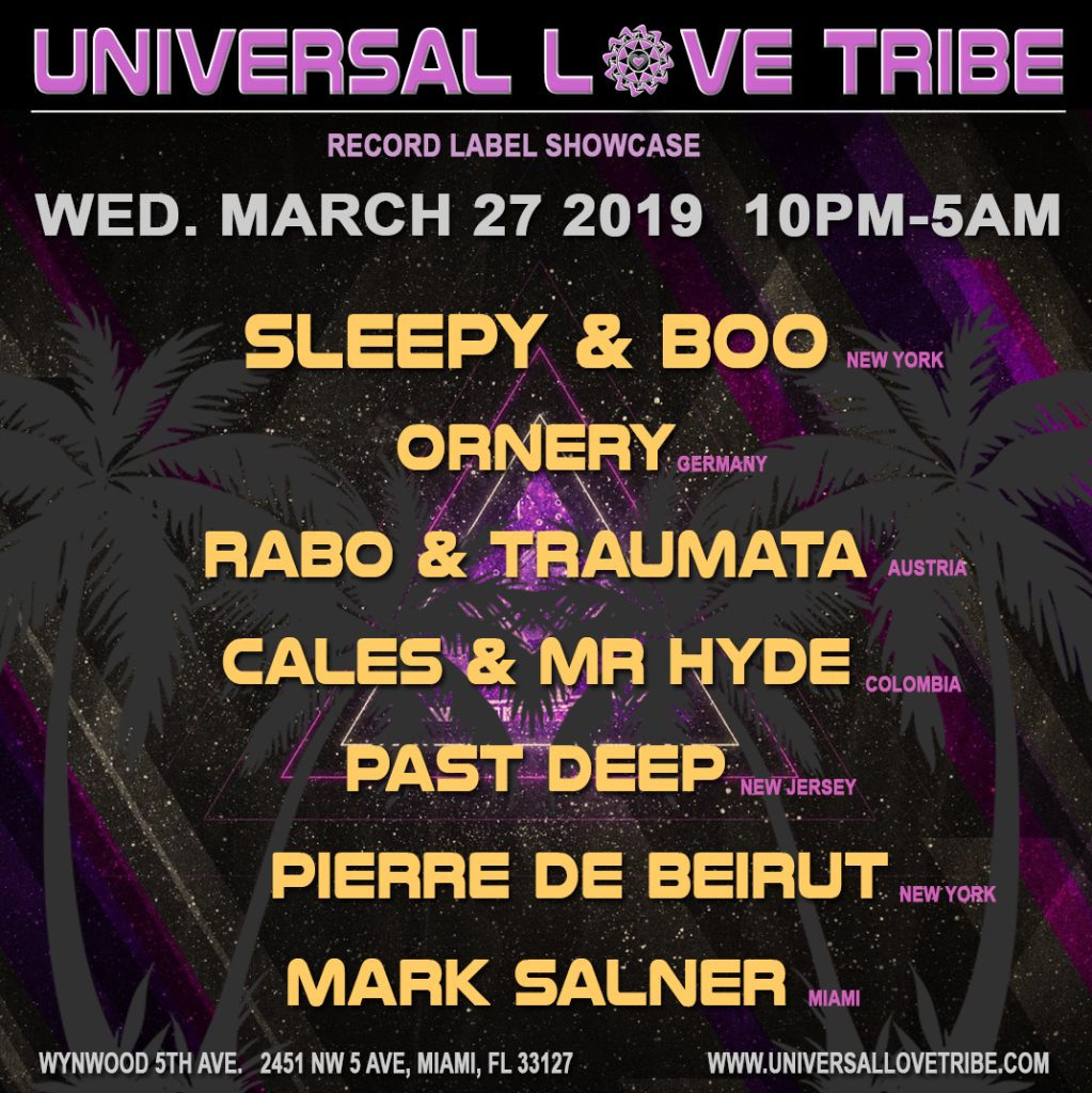 Universal Love Tribe Record Label Showcase at Wynwood 5th ...