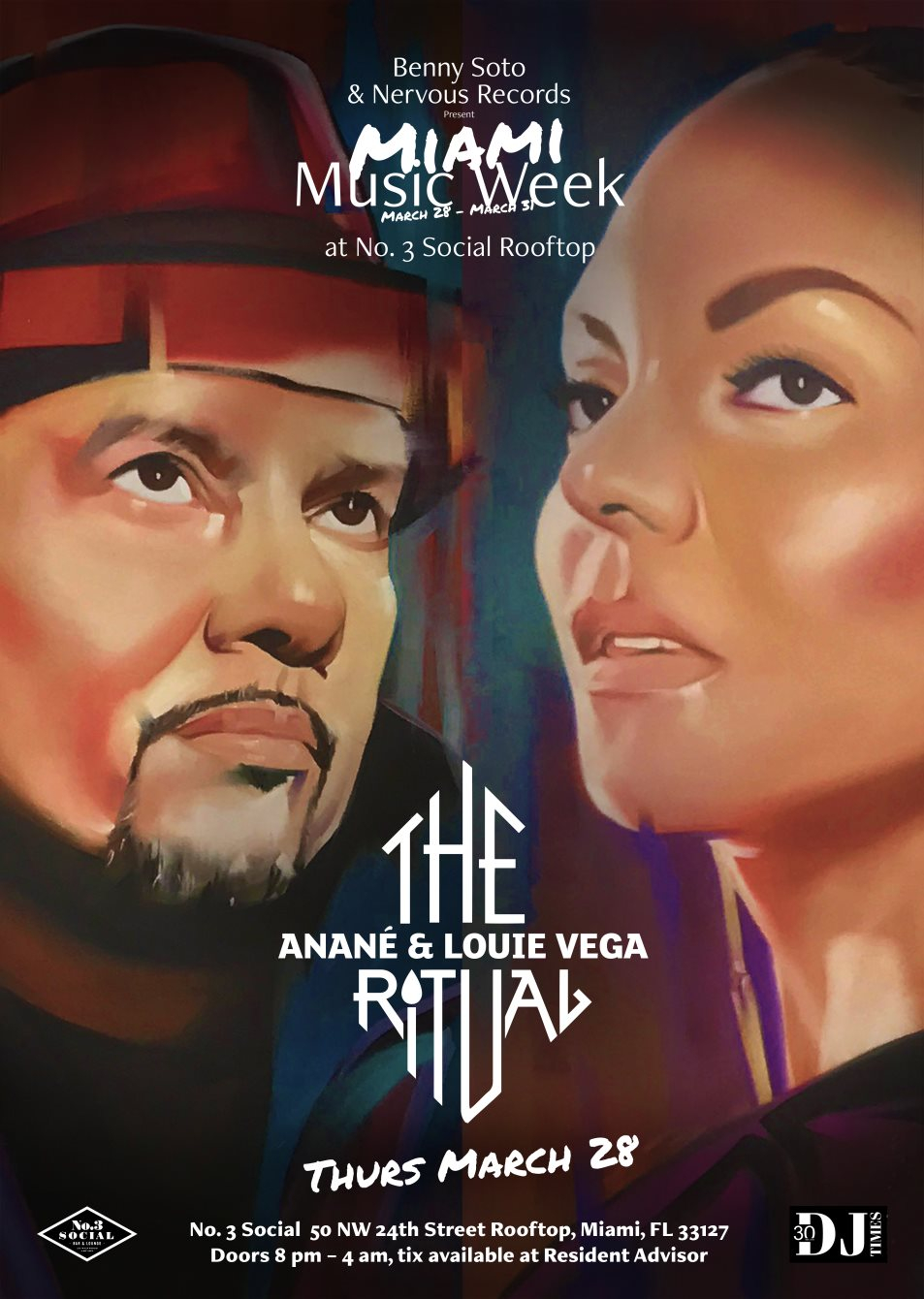The Ritual with Anané & Louie Vega - Flyer back