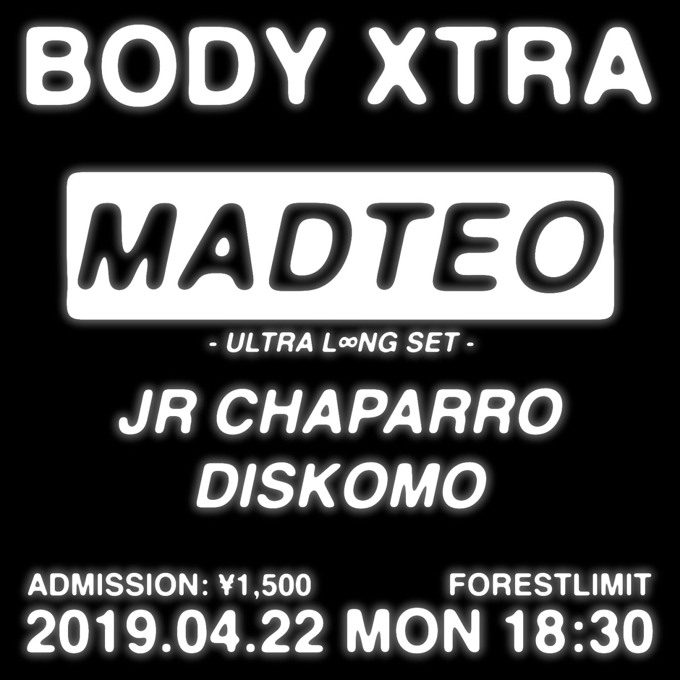 Body Xtra feat. Madteo - Flyer front