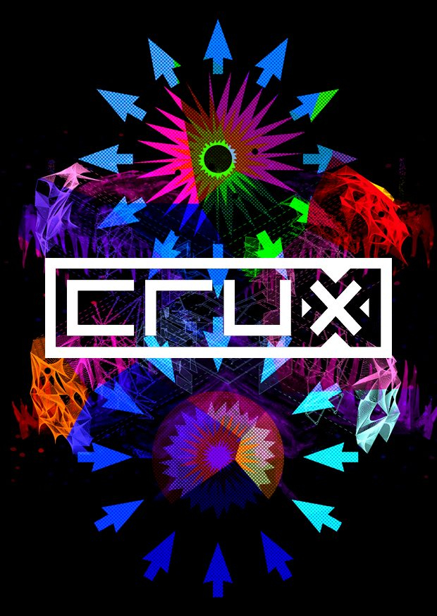Crux – Audio-Visual Live Performance - Flyer front