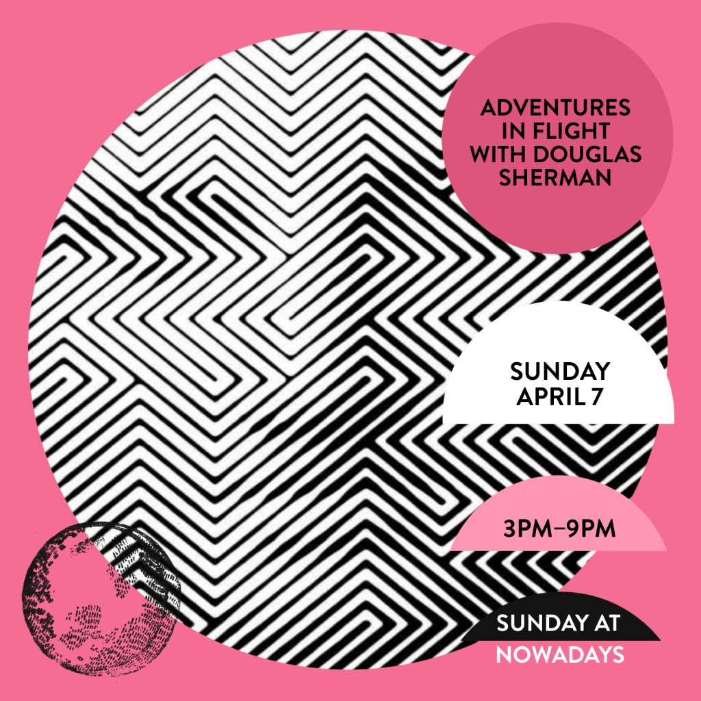 Sunday: Adventures in Flight with Douglas Sherman - Flyer back