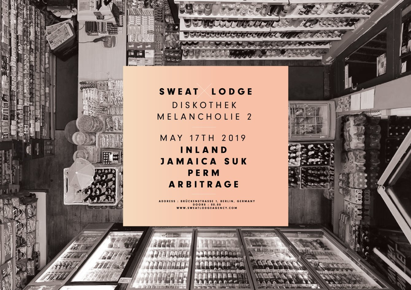 Sweat x Lodge 2 - Flyer front