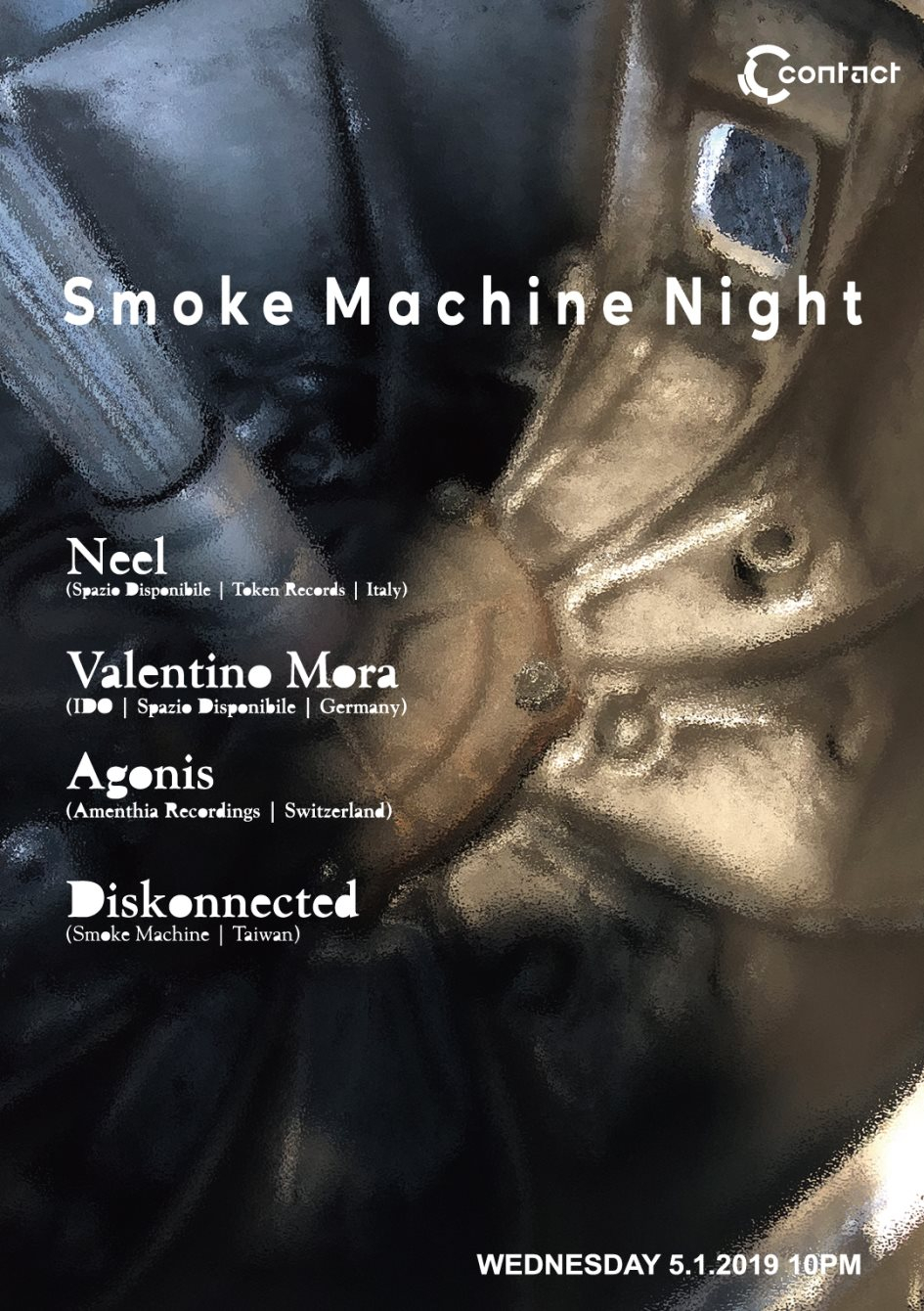Smoke Machine Night - Flyer front