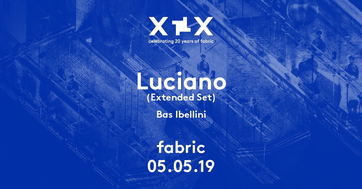 fabric XX: Luciano (Extended Set) - Flyer front