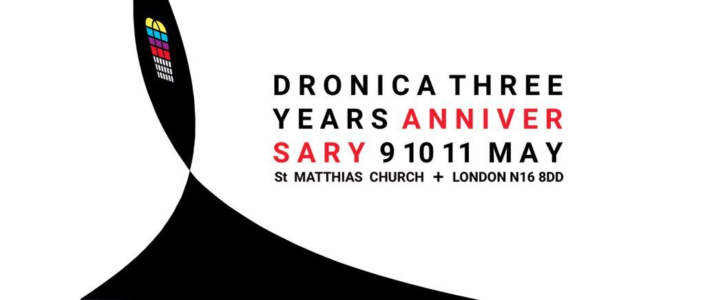 Dronica #10 // 3 Years Anniversary - Flyer front
