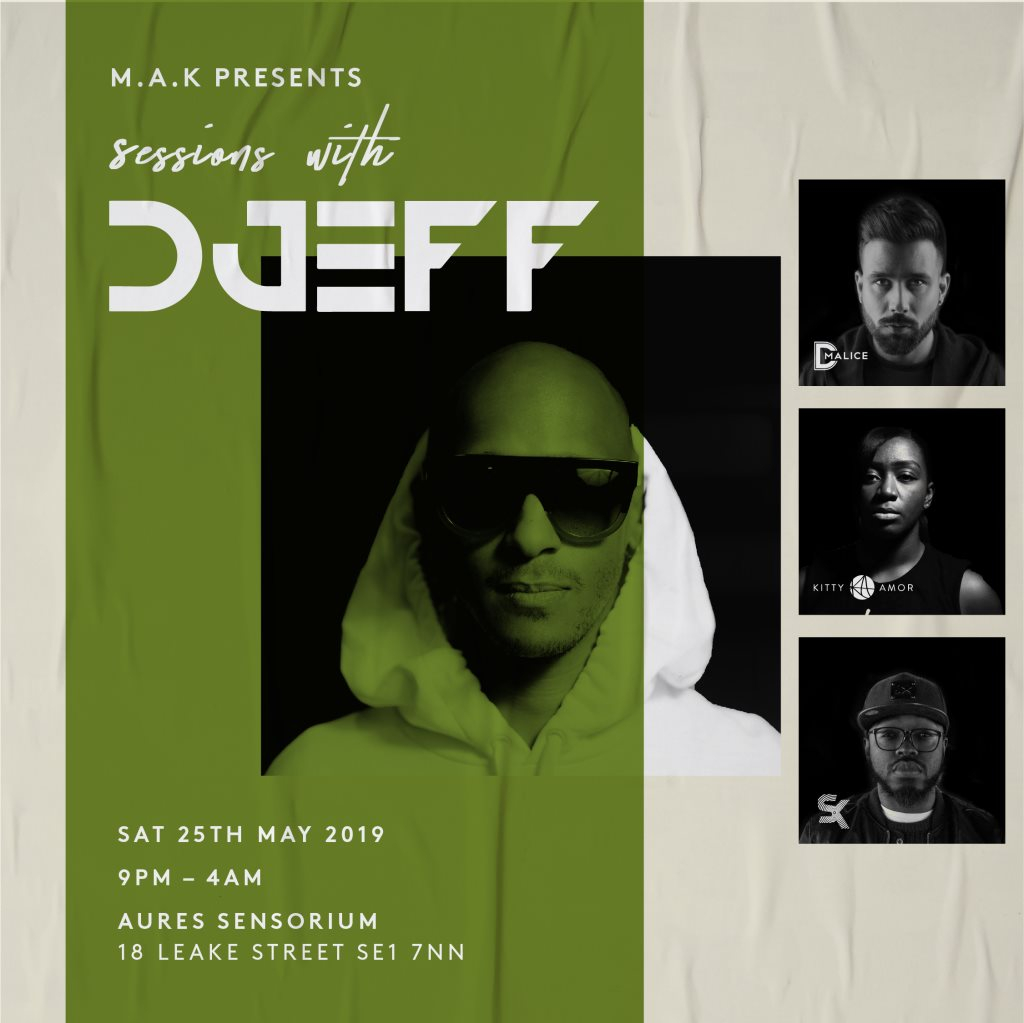 Sessions with DJEFF - Flyer back