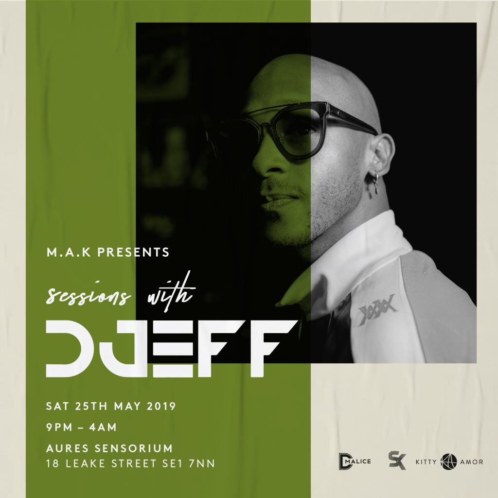 Sessions with DJEFF - Flyer front